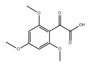 2-Oxo-2-(2,4,6-trimethoxyphenyl)acetic acid Structure