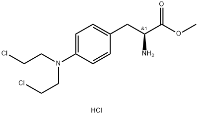 Melphalan Methyl Ester HCl Structure