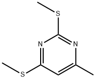 4-甲基-2,6-双(甲硫基)嘧啶,6308-41-4,结构式