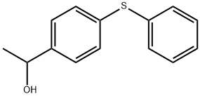 Benzenemethanol, α-methyl-4-(phenylthio)- 化学構造式