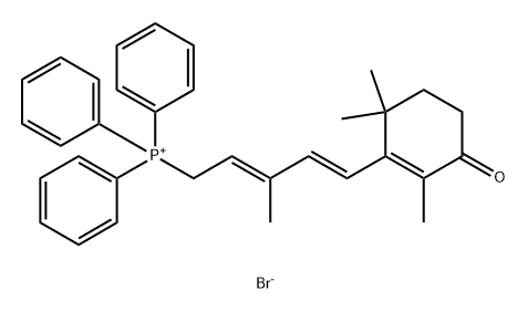 Phosphonium, [(2E,4E)-3-methyl-5-(2,6,6-trimethyl-3-oxo-1-cyclohexen-1-yl)-2,4-pentadien-1-yl]triphenyl-, bromide (1:1)