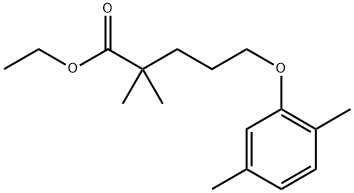 Gemfibrozil Ethyl Ester, 63258-18-4, 结构式