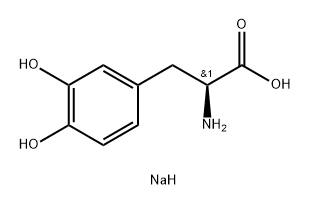 L-Tyrosine, 3-hydroxy-, monosodium salt (9CI) Struktur