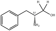 D-PHENYLALANINOL-D2 结构式