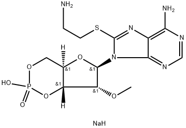 8-AET-2'-O-Me-cAMP Structure