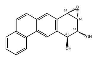 10,11-dihydrodiol-8,9-epoxide benzanthracene Structure