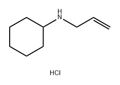 烯丙基环己胺盐酸盐, 63528-30-3, 结构式