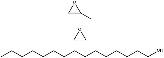 Oxirane, methyl-, polymer with oxirane, pentadecyl ether Structure
