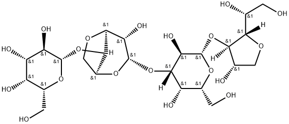 琼胶四糖醇, 63737-22-4, 结构式