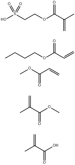Methyl acrylate, methacrylic acid, butyl acrylate, methyl methacrylate , sulfoethyl methacrylate polymer Structure