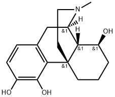 17-Methylmorphinan-3,4,8β-triol Struktur