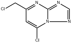 7-Chloro-5-(chloromethyl)-[1,2,4]triazolo[1,5-a]pyrimidine Struktur