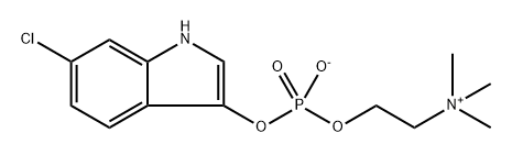 6-Chloro-3-indoxyl choline phosphate, Biosynth patent protection by WO 02 / 051853 结构式