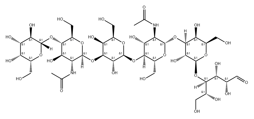 Β-乳糖-N-新六糖, 64309-00-8, 结构式