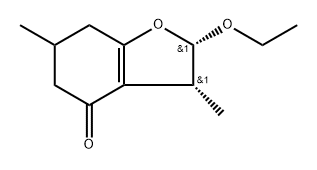 4(2H)-Benzofuranone,2-ethoxy-3,5,6,7-tetrahydro-3,6-dimethyl-,(2R,3S)-rel-(9CI) Structure