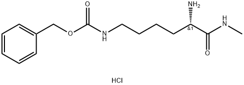 H-Lys(Z)-Nhme Hydrochloride Structure