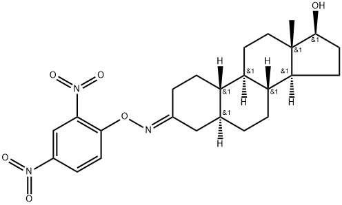 17β-Hydroxy-5α-estran-3-one O-(2,4-dinitrophenyl)oxime Struktur