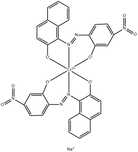 sodium bis[1-[(2-hydroxy-4-nitrophenyl)azo]-2-naphtholato(2-)]chromate(1-)|C.I.酸性蓝317(第一组成部分)