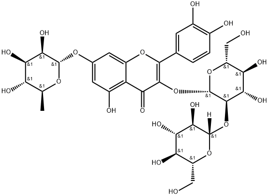 Quercetin 3-O-sophoroside-7-O-rhamnoside