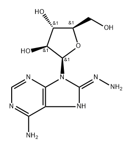 8H-Purin-8-one, 6-amino-9-β-D-arabinofuranosyl-7,9-dihydro-, hydrazone
