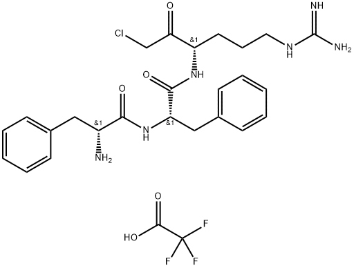 PPACKII (trifluoroacetate salt), 649748-23-2, 结构式