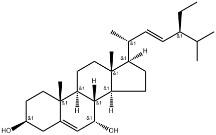 7ALPHA-羟基豆甾醇, 64998-19-2, 结构式