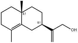 (2R)-1,2,3,4,4a,5,6,7-Octahydro-4aα,8-dimethyl-β-methylene-2α-naphthaleneethanol Struktur
