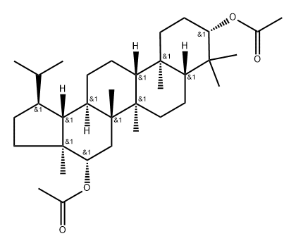 Lupane-3,16-diol, diacetate, (3β,16β)- (9CI) Structure