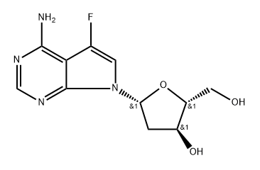 7-Fluoro-7-deaza-2'-deoxyadenosine Structure