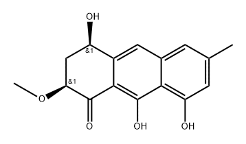 Aloesaponol IV Struktur