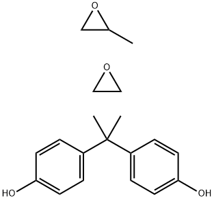 Oxirane, methyl-, polymer with oxirane, ether with 4,4-(1-methylethylidene)bisphenol (2:1) 结构式
