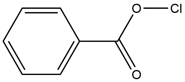 Benzoic acid, anhydride with hypochlorous acid Structure