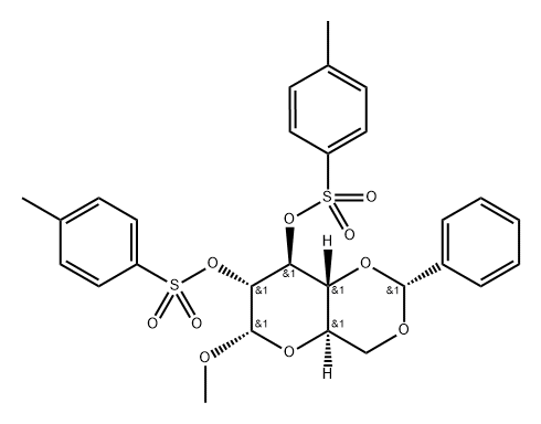 Methyl [(R)-4,6-O-benzylidene-]-2,3-di-O-toluensulfonyl-a-D-glucopyranoside|