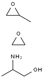 甲基环氧乙烷与环氧乙烷和双(2-氨丙基)醚的聚合物 结构式