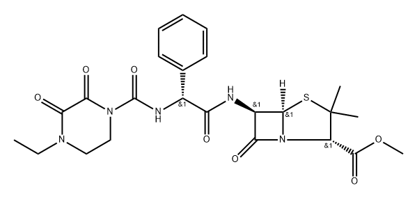 Piperacillin Methyl Ester Structure