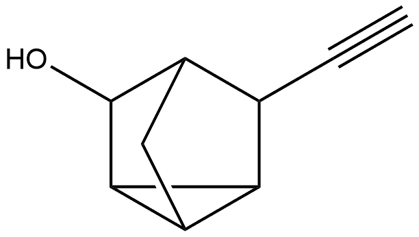 Tricyclo[2.2.1.02,6]heptan-3-ol, 5-ethynyl-, stereoisomer (9CI) Struktur