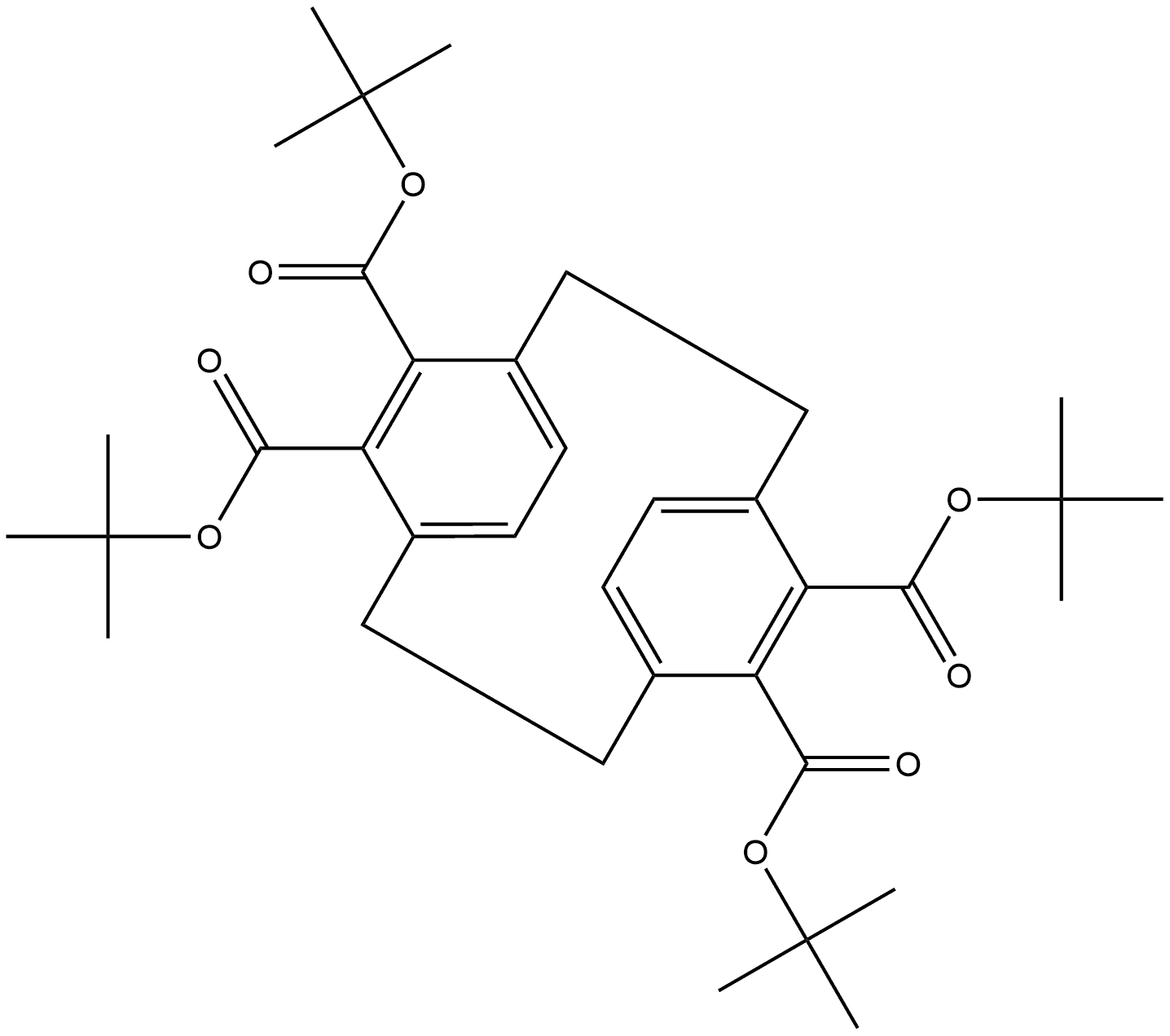 Tricyclo[8.2.2.24,7]hexadeca-4,6,10,12,13,15-hexaene-5,6,11,12-t 结构式