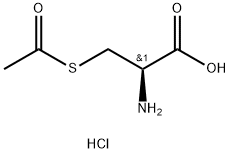 L-Cysteine, acetate (ester), hydrochloride (9CI) Struktur