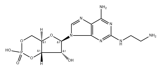 2-AEA-cAMP,66311-12-4,结构式