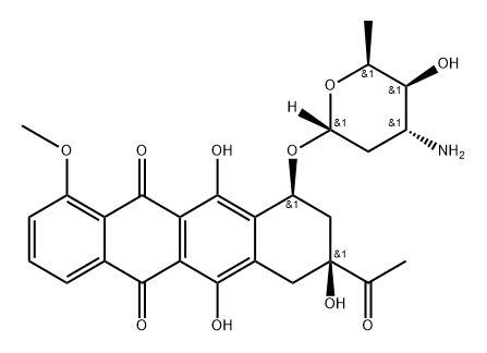3'-epidaunorubicin Structure