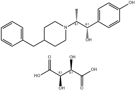 イフェンプロジル·L-酒石酸塩 化学構造式