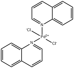 （SP-4-1）-二氯双（喹啉）-钯,66514-82-7,结构式