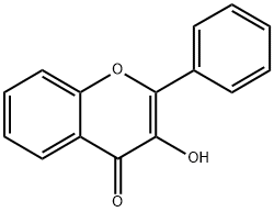 4H-1-Benzopyran-4-one,3-hydroxy-2-phenyl-,radicalion(1+)(9CI) Struktur