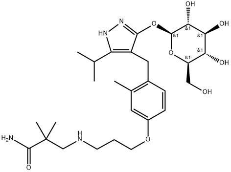 Mizagliflozin, 666843-10-3, 结构式