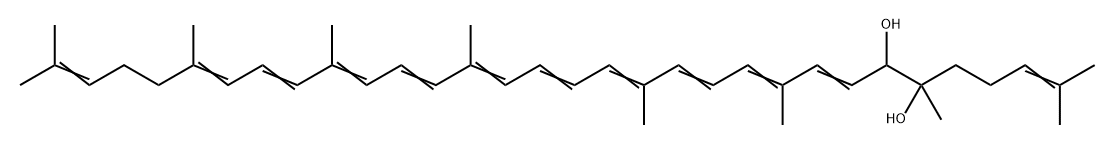 5,6-dihydro-5,6-dihydroxy-y,y-Carotene Struktur