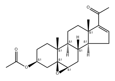 16-Dehydro Pregnenolone Acetate Impurity 9 Struktur