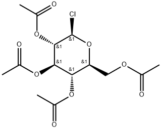 2,3,4,6-四-O-乙酰基-Β-D-氯代葡萄糖, 66966-08-3, 结构式