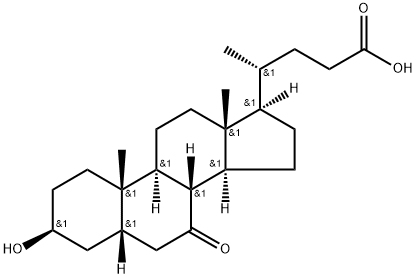 7-Oxyisotithocholic Acid Struktur