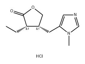 PILOCARPINE-3H(G) HYDROCHLORIDE Structure