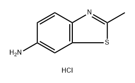2-Methyl-1,3-benzothiazol-6-amine hydrochloride,67170-69-8,结构式